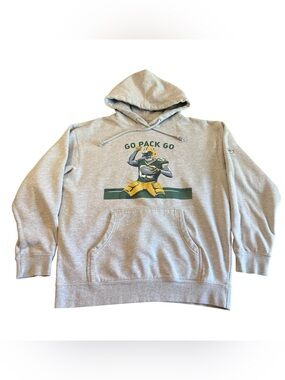 Vintage Green Bay Packers Fan Sweatshirt Official Miller Light NFL - Size Medium